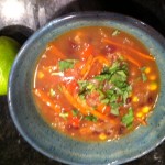 black bean kasha stew